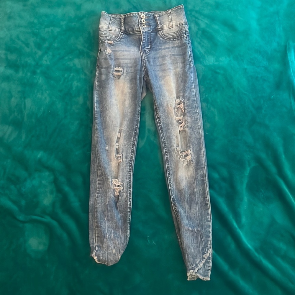 Girls Distressed Jeans
